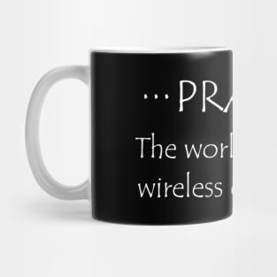 Prayer Greatest Wireless Connection Mug